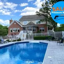 Paver Pool Deck, Fence Cleaning, House Washing, and Deck Cleaning in Bellbrook, OH