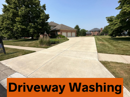 Driveway washing