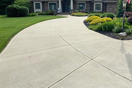 Driveway washing