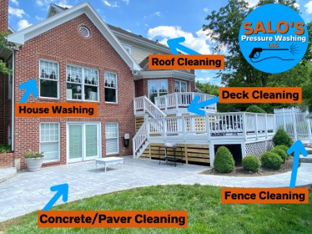 Concrete paver cleaning