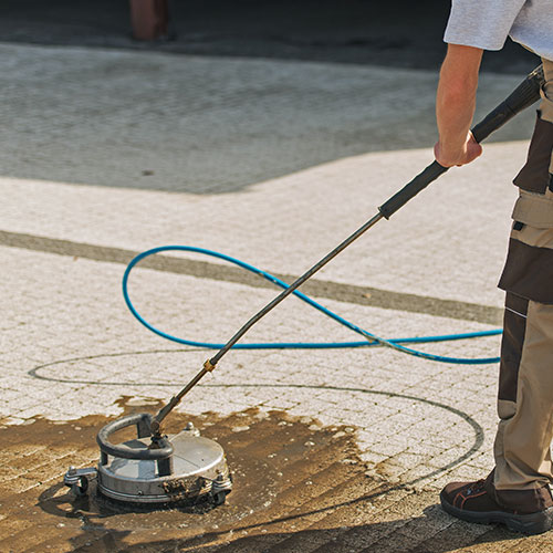 Driveway washing