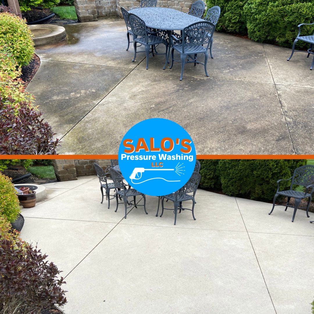 Pressure Washing Concrete in Bellbrook, OH