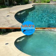Concrete Pool Deck Cleaning in Spring Valley, Ohio 1