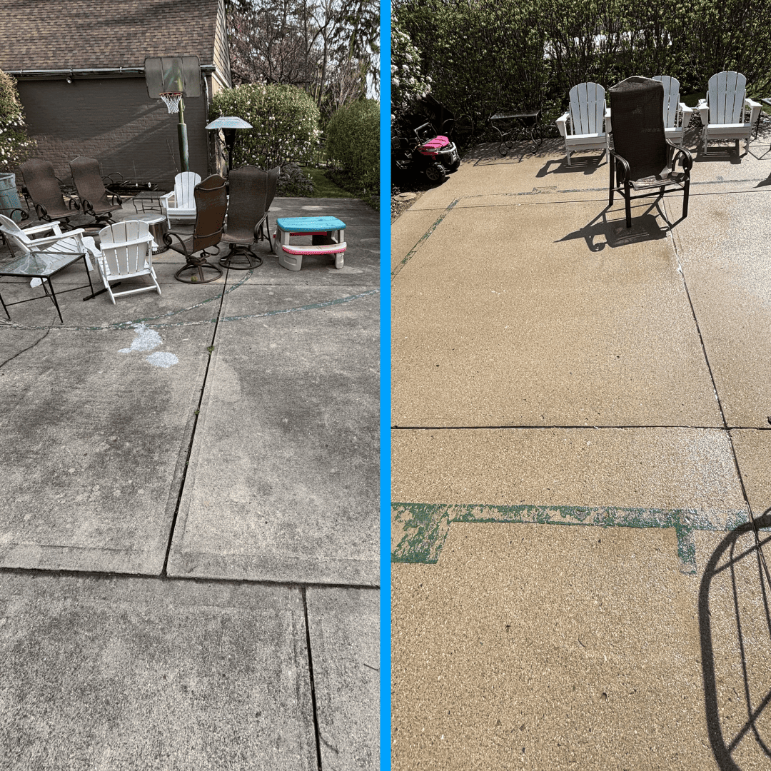 Concrete & Paver Patio Cleaning by a Courteous & Organized Team in Dayton, OH