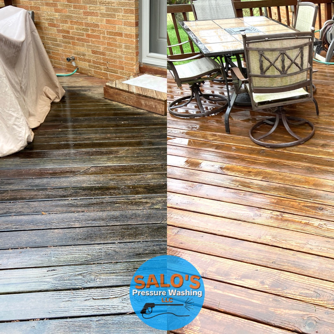 Wood Deck Cleaning in Miamisburg, OH
