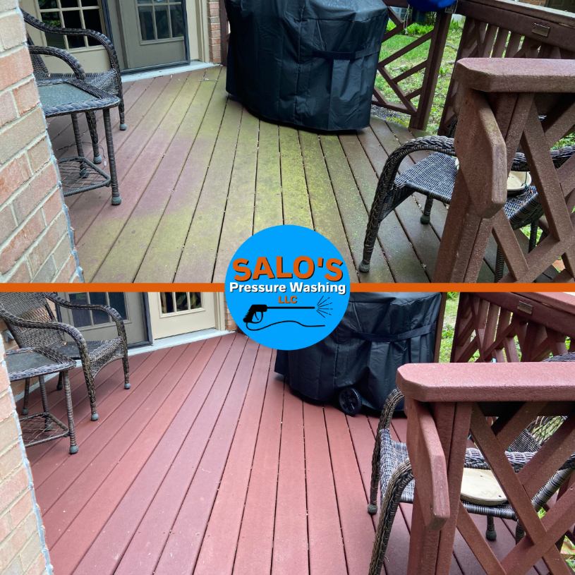 Deck cleaning springboro oh