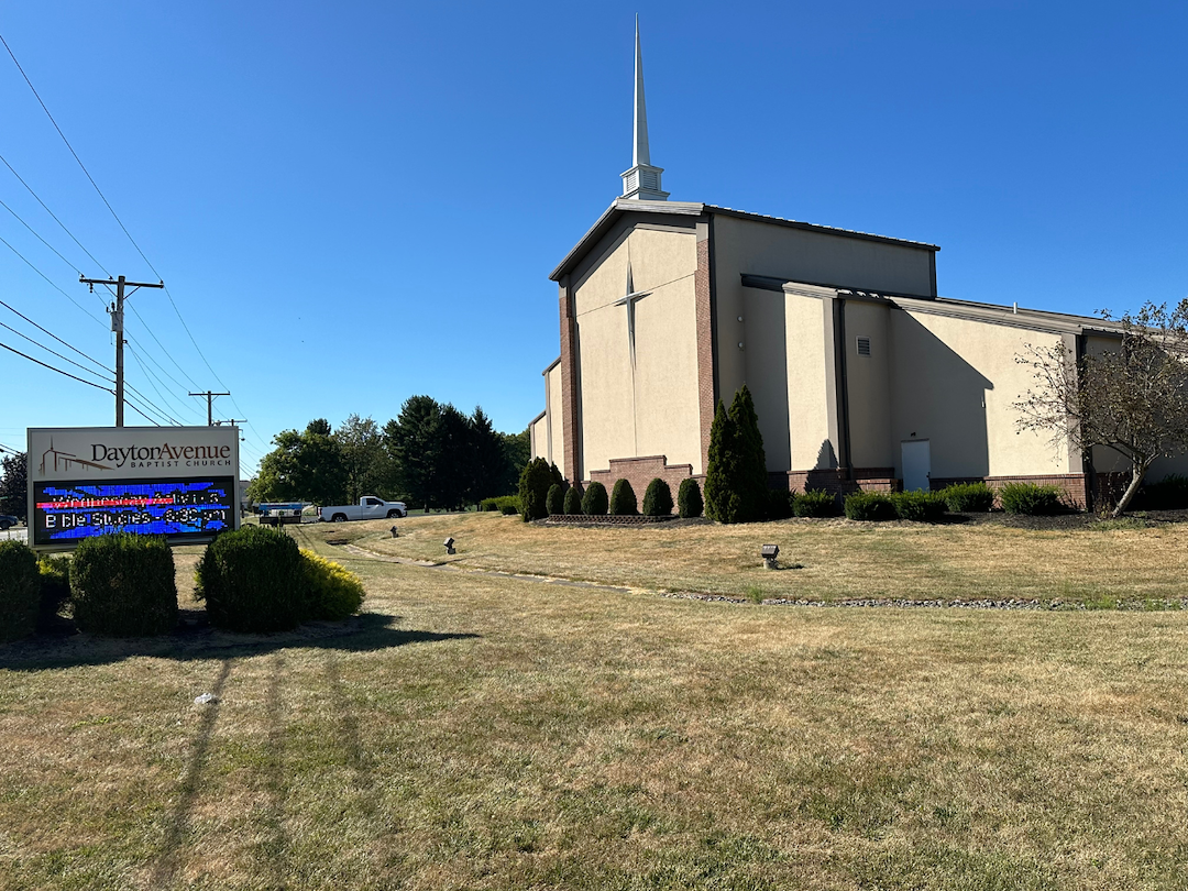Great Commercial Pressure Washing at Dayton Avenue Baptist Church in Xenia, OH