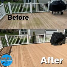 House deck cleaning