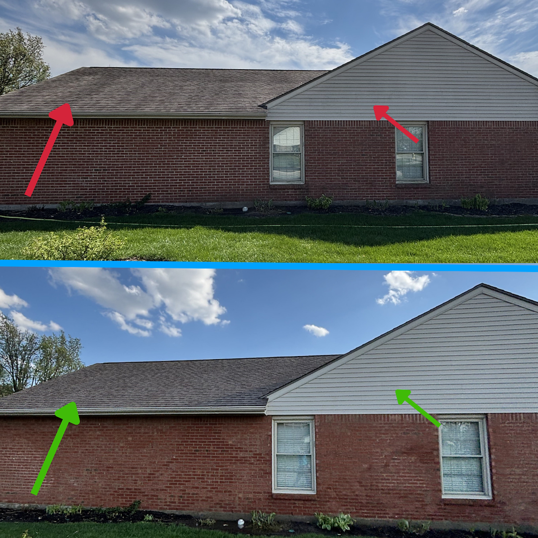Roof Cleaning & Full House Wash, Nice Work! in Miamisburg, OH