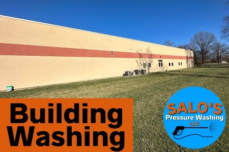 Dayton oh exterior building washing